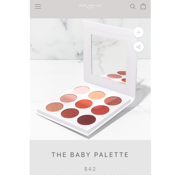 NWT GIVE THEM LALA BEAUTY “The Baby” Eyeshadow Palette - Picture 3 of 9